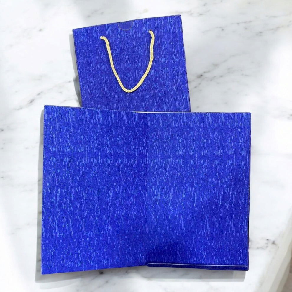 KL0111 Carry Bag Paper Wedding Card with 2 Inserts and Envelope - Kalash Cards