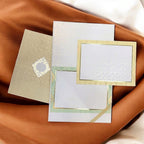 KL0213 Floral Rose Design Thick Wedding Card - Kalash Cards