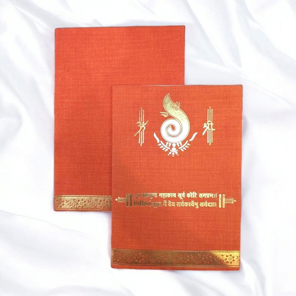 KL0227 Semi Box Wedding Card - Kalash Cards