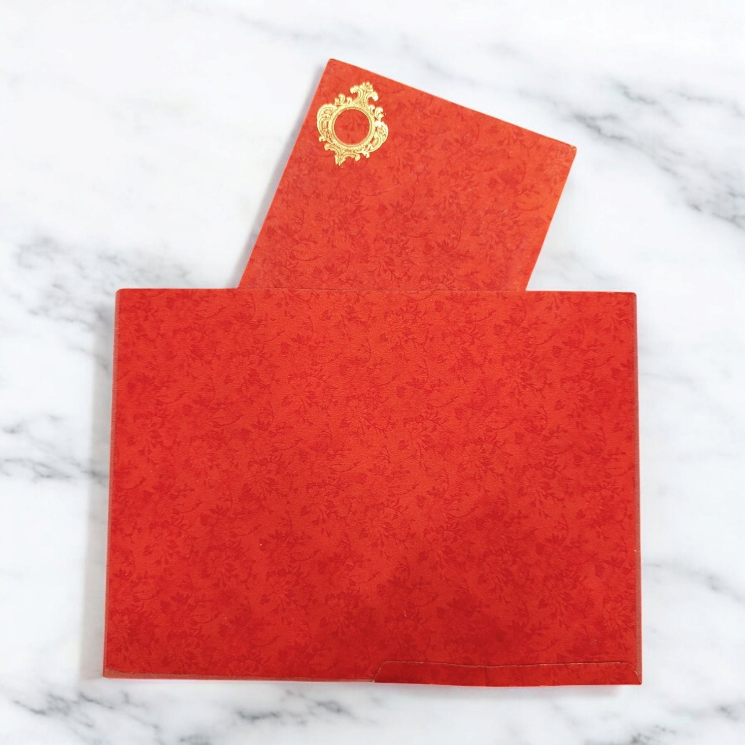 KL0240 Laser Cut Paper Wedding Card with 2 Inserts and Envelope - Kalash Cards