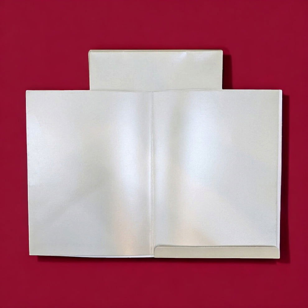 KL0252 Semi Box Perfume Paper Laser Cut Wedding Card with 2 Inserts and Envelope - Kalash Cards