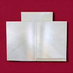 KL0252 Semi Box Perfume Paper Laser Cut Wedding Card with 2 Inserts and Envelope - Kalash Cards