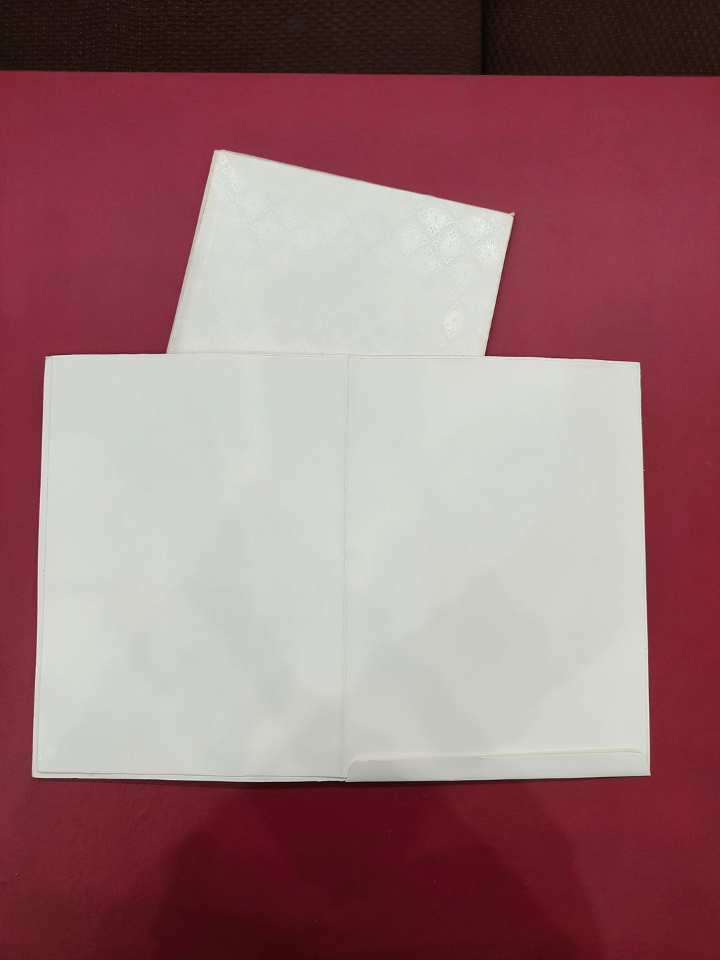 KL0262 Semi Box Laser Cut Paper Wedding Card - Kalash Cards