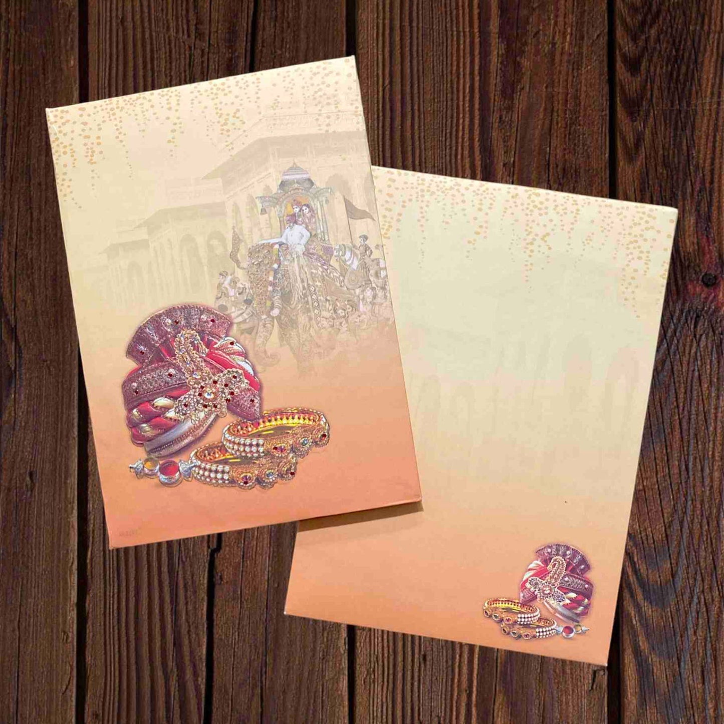 KL0632 Thick Wedding Card - Kalash Cards