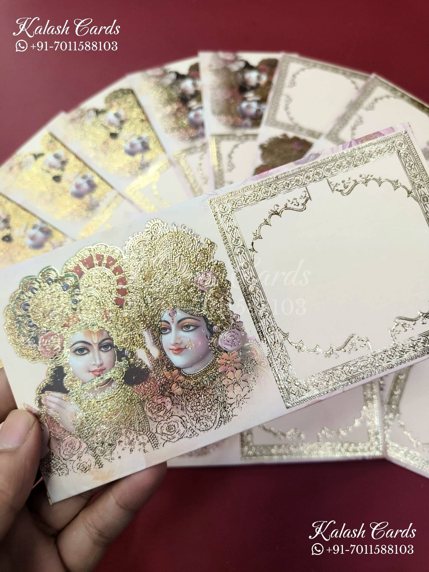 KL071E Premium 3D Gold Foil Designer Shagun Money Envelopes
