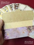 KL071E Premium 3D Gold Foil Designer Shagun Money Envelopes