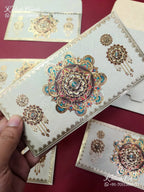 KL075E Premium 3D Gold Foil Designer Shagun Money Envelopes