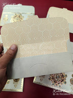 KL075E Premium 3D Gold Foil Designer Shagun Money Envelopes
