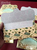 KL134E Premium 3D Gold Foil Designer Shagun Money Envelopes
