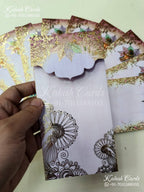KL141E Premium 3D Gold Foil Designer Shagun Money Envelopes