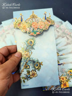 KL142E Premium 3D Gold Foil Designer Shagun Money Envelopes