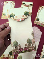 KL149E Premium 3D Gold Foil Designer Shagun Money Envelopes