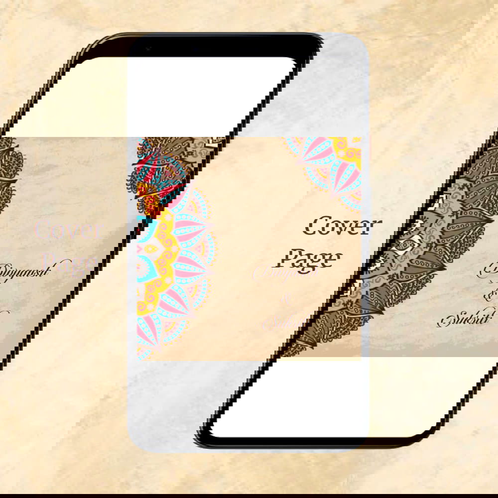 KL2001 Digital Wedding PDF Ecard - Kalash Cards