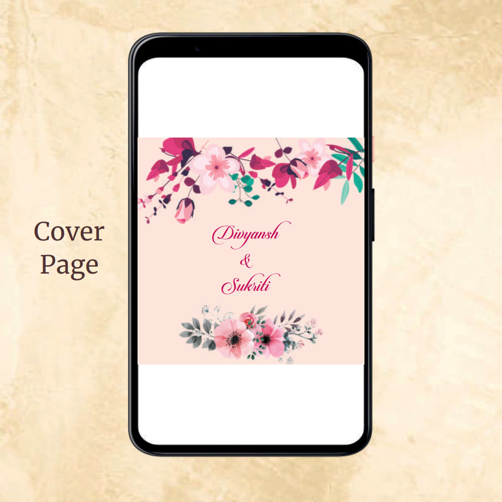 KL2004 Digital Wedding PDF Ecard - Kalash Cards