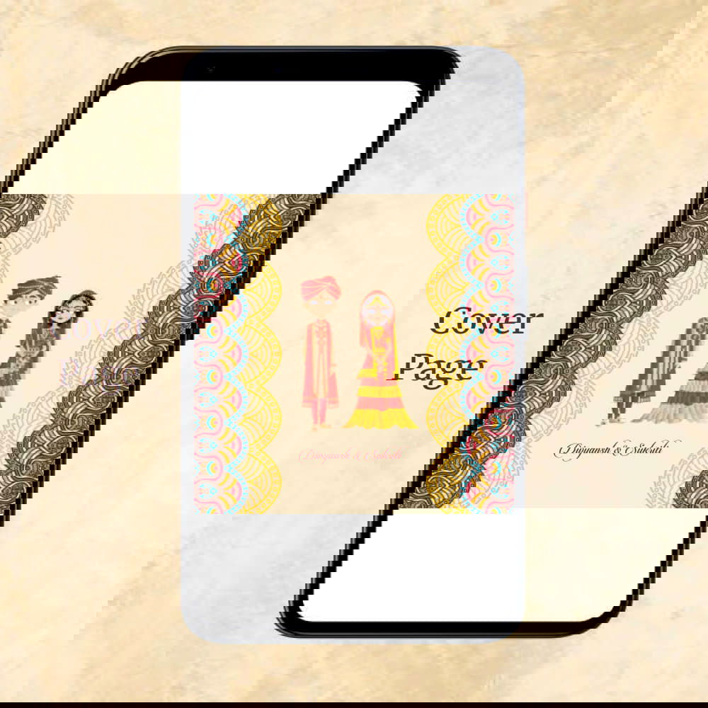 KL2006 Digital Wedding PDF Ecard - Kalash Cards