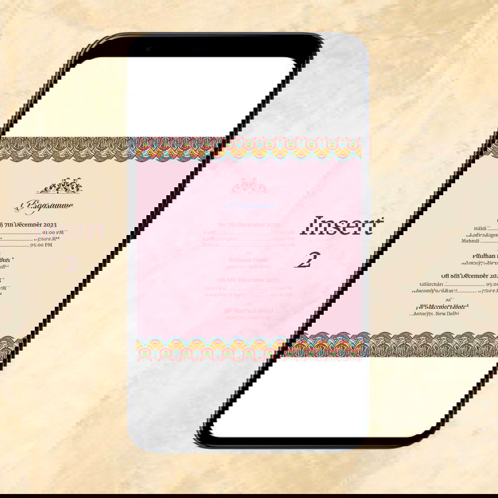 KL2006 Digital Wedding PDF Ecard - Kalash Cards