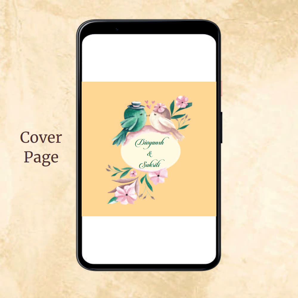 KL2007 Digital Wedding PDF Ecard - Kalash Cards