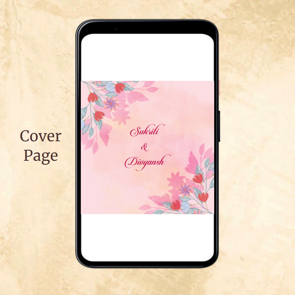 KL2010 Digital Wedding PDF Ecard - Kalash Cards