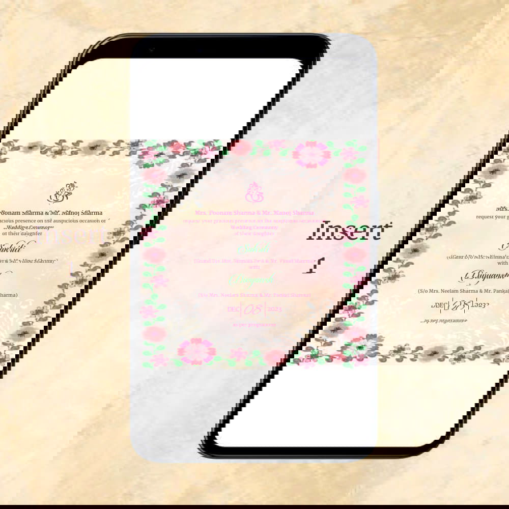 KL2010 Digital Wedding PDF Ecard - Kalash Cards