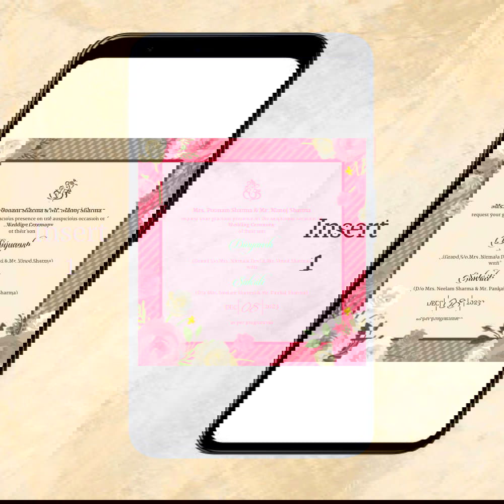 KL2017 Digital Wedding PDF Ecard - Kalash Cards