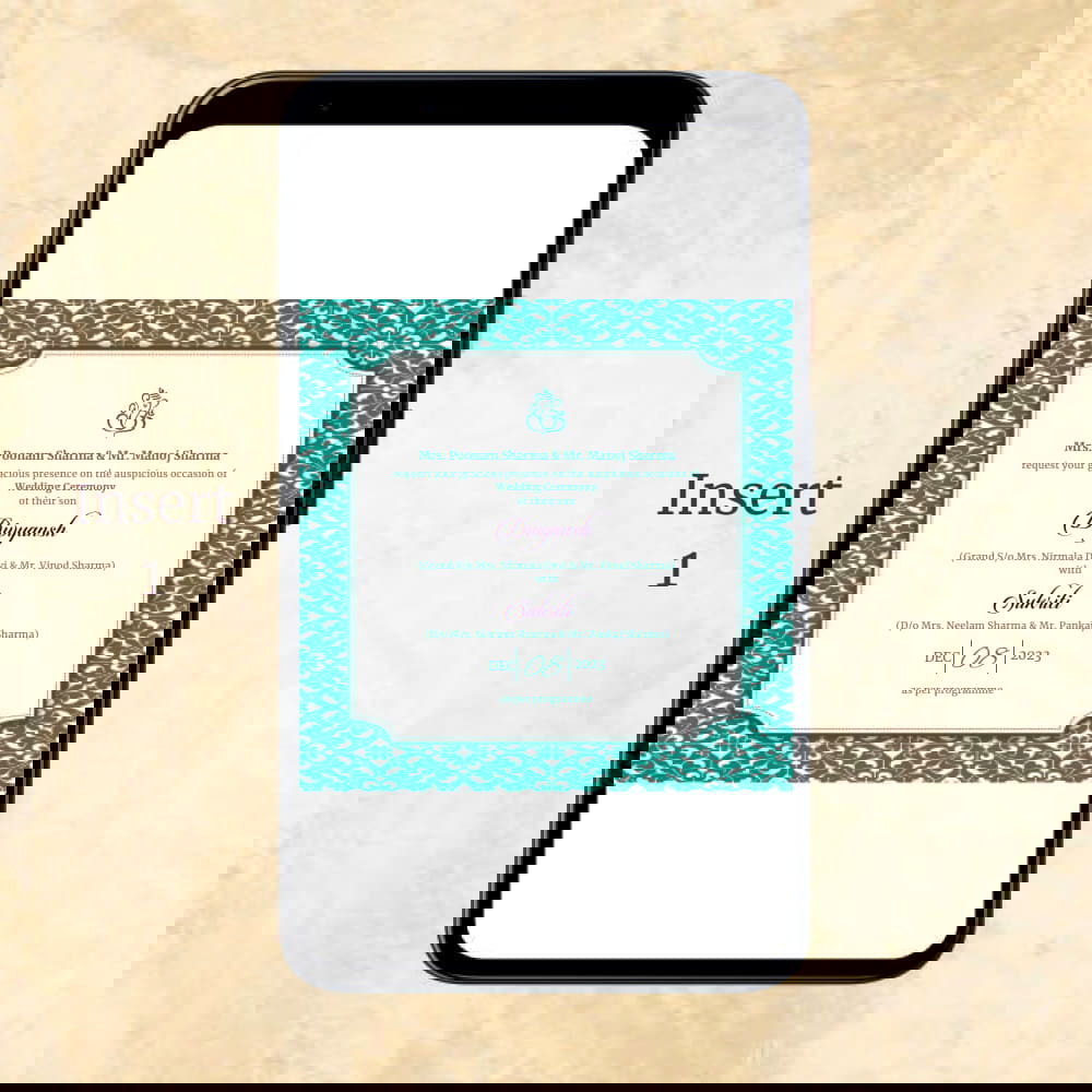 KL2019 Digital Wedding PDF Ecard - Kalash Cards