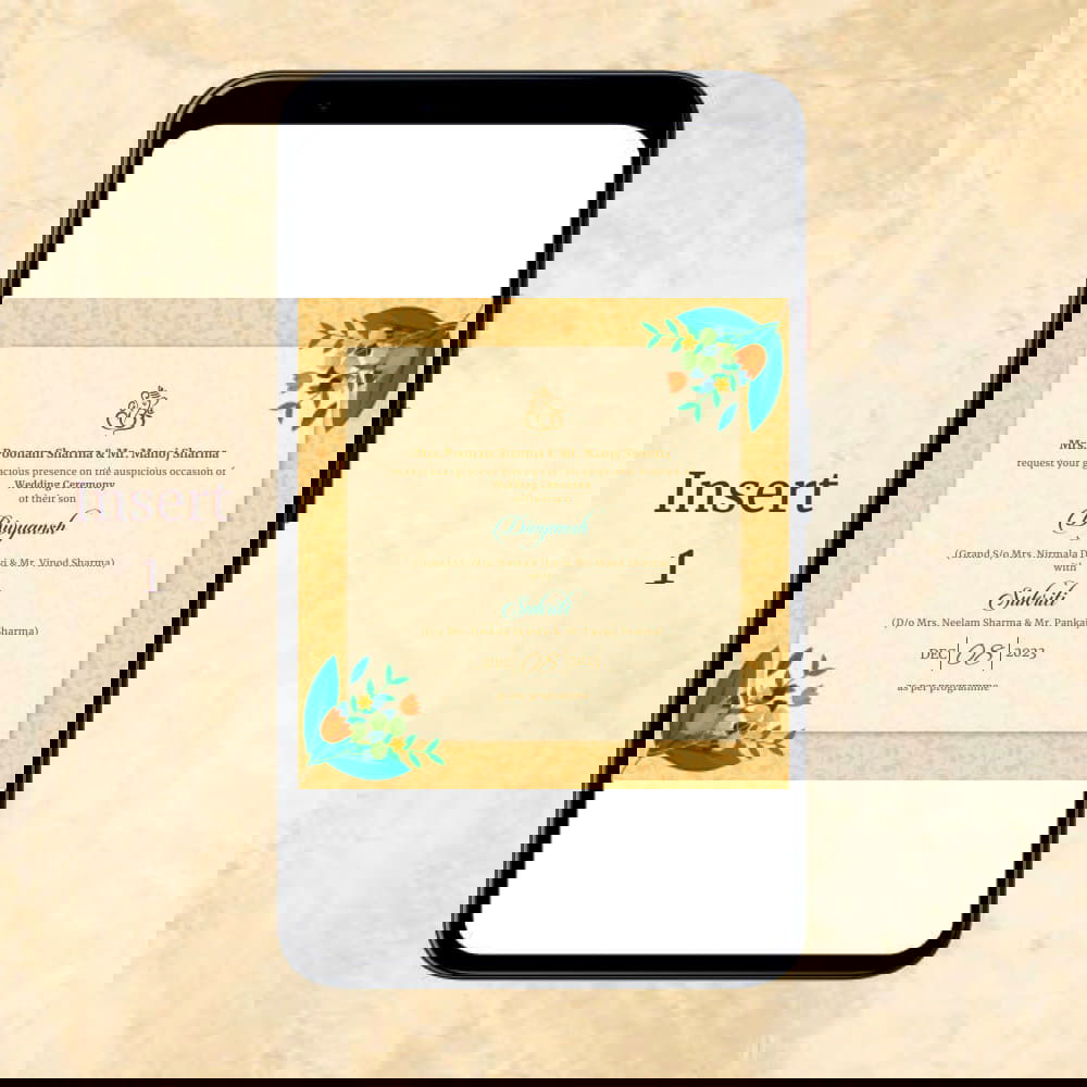 KL2020 Digital Wedding PDF Ecard - Kalash Cards