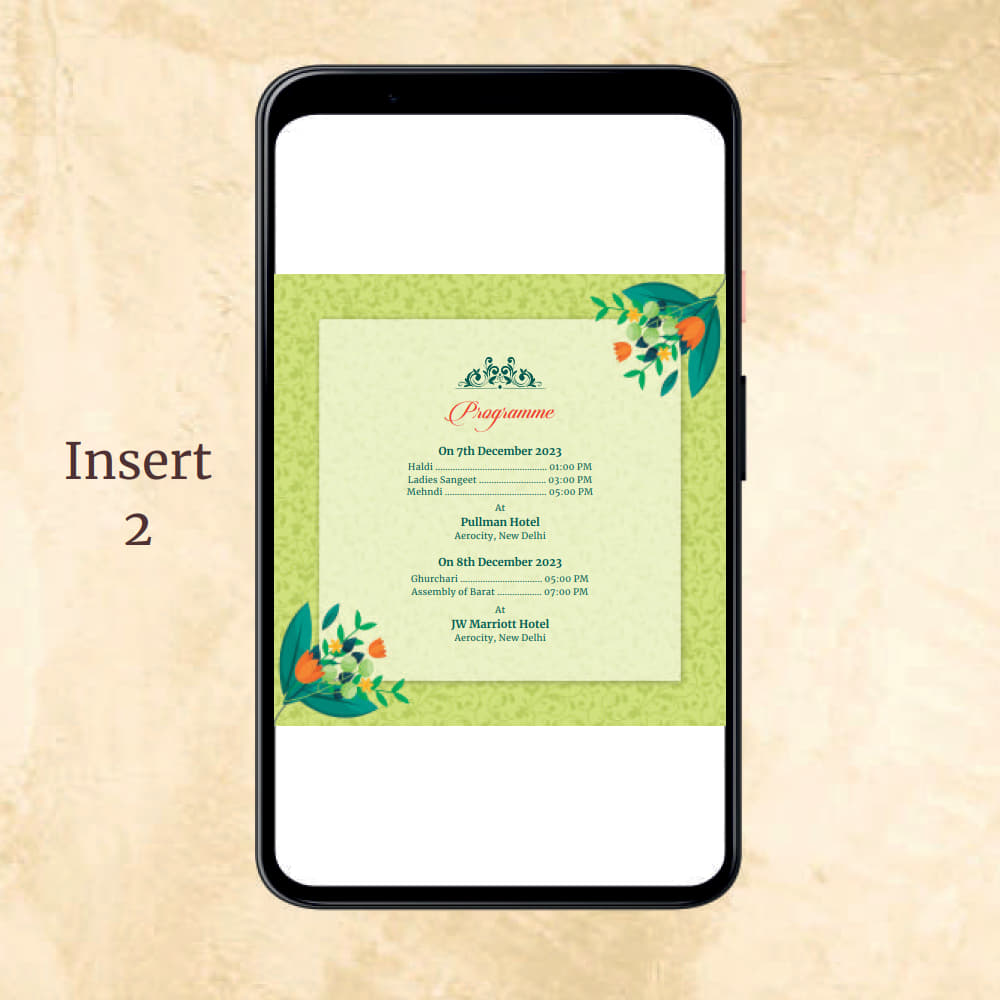 KL2020 Digital Wedding PDF Ecard - Kalash Cards