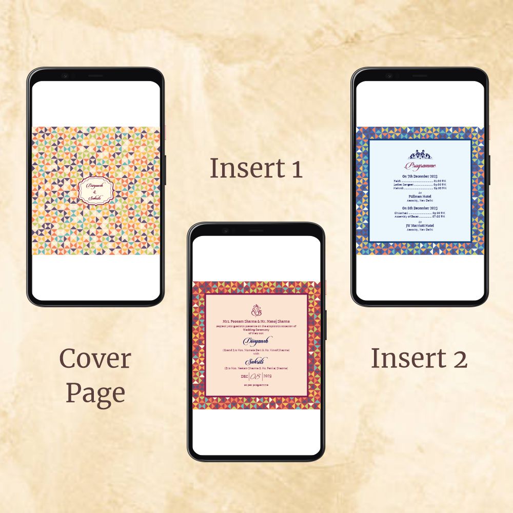 KL2021 Digital Wedding PDF Ecard - Kalash Cards