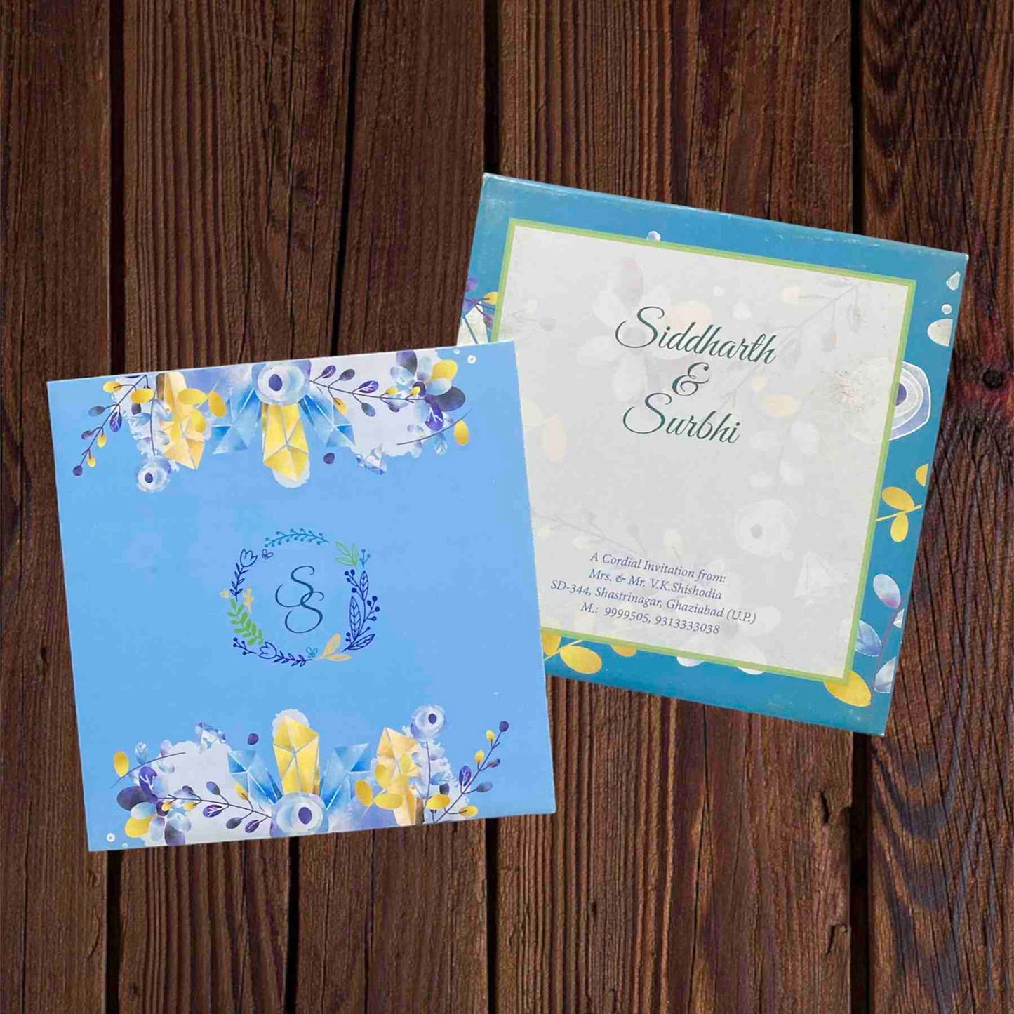 KL2023S1 Paper Wedding Card - Kalash Cards