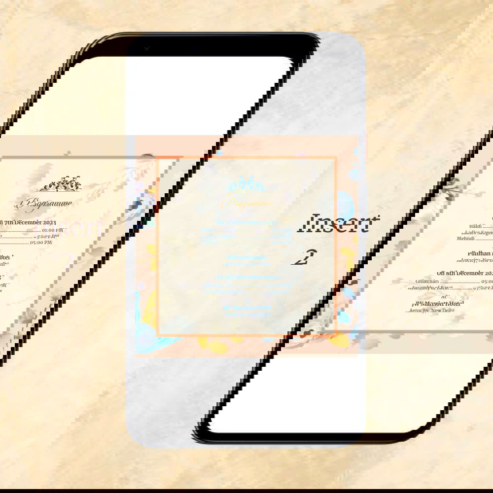 KL2023 Digital Wedding PDF Ecard - Kalash Cards