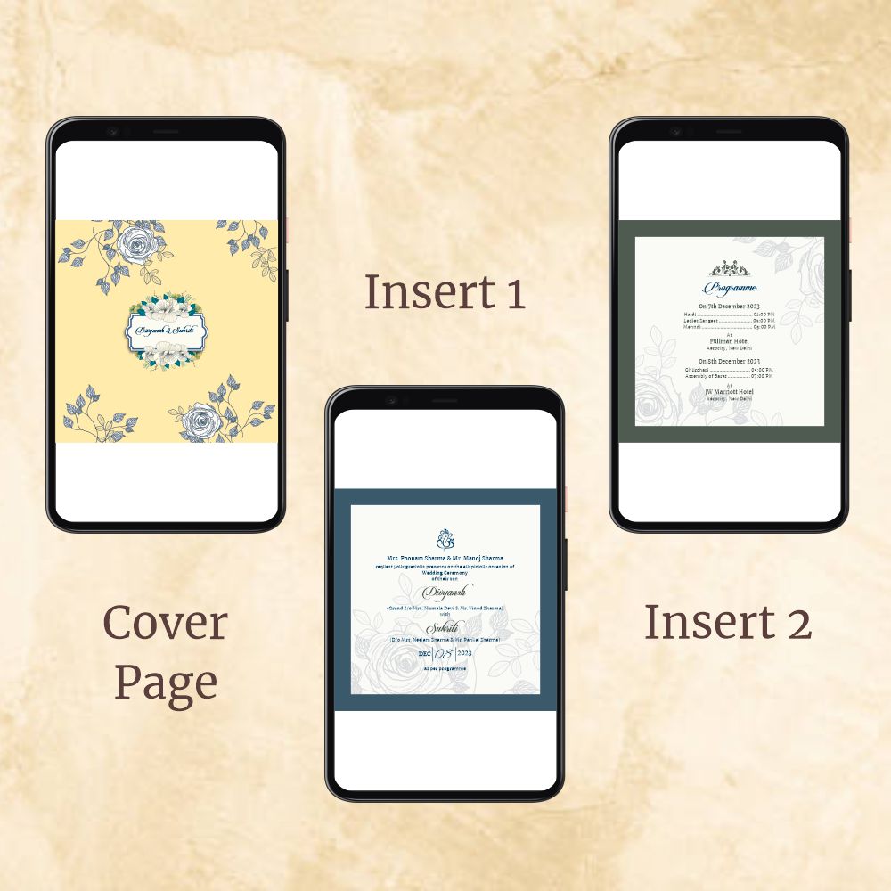 KL2024 Digital Wedding PDF Ecard - Kalash Cards