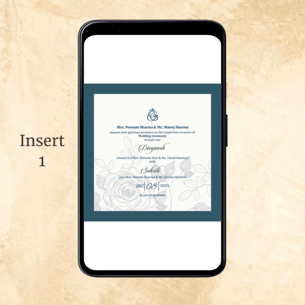 KL2024 Digital Wedding PDF Ecard - Kalash Cards