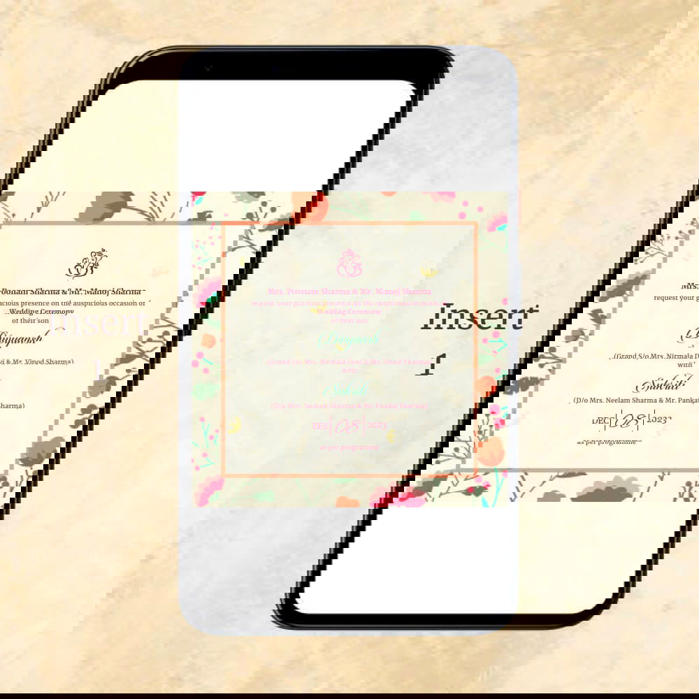 KL2025 Digital Wedding PDF Ecard - Kalash Cards