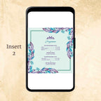 KL2027 Digital Wedding PDF Ecard - Kalash Cards