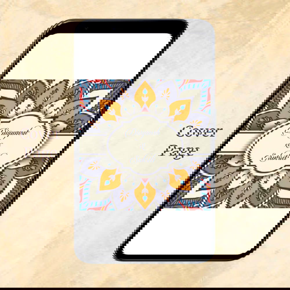 KL2029 Digital Wedding PDF Ecard - Kalash Cards