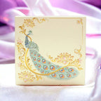 KL2030S1B Designer Cardboard Wedding Invitation Box with 2 Printed Card Inserts (2 Jars) - Kalash Cards