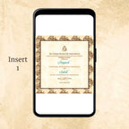 KL2030 Digital Wedding PDF Ecard - Kalash Cards