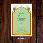 KL2032 Translucent Cover Luxury Wedding Card - Kalash Cards