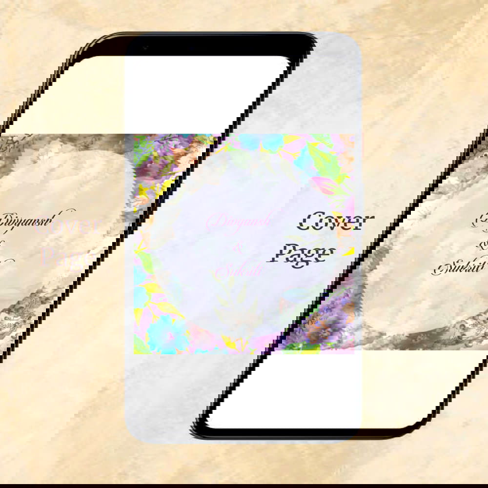 KL2034 Digital Wedding PDF Ecard - Kalash Cards