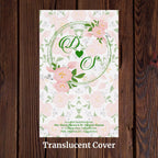 KL2040 Translucent Cover Luxury Wedding Card - Kalash Cards