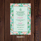 KL2040 Translucent Cover Luxury Wedding Card - Kalash Cards