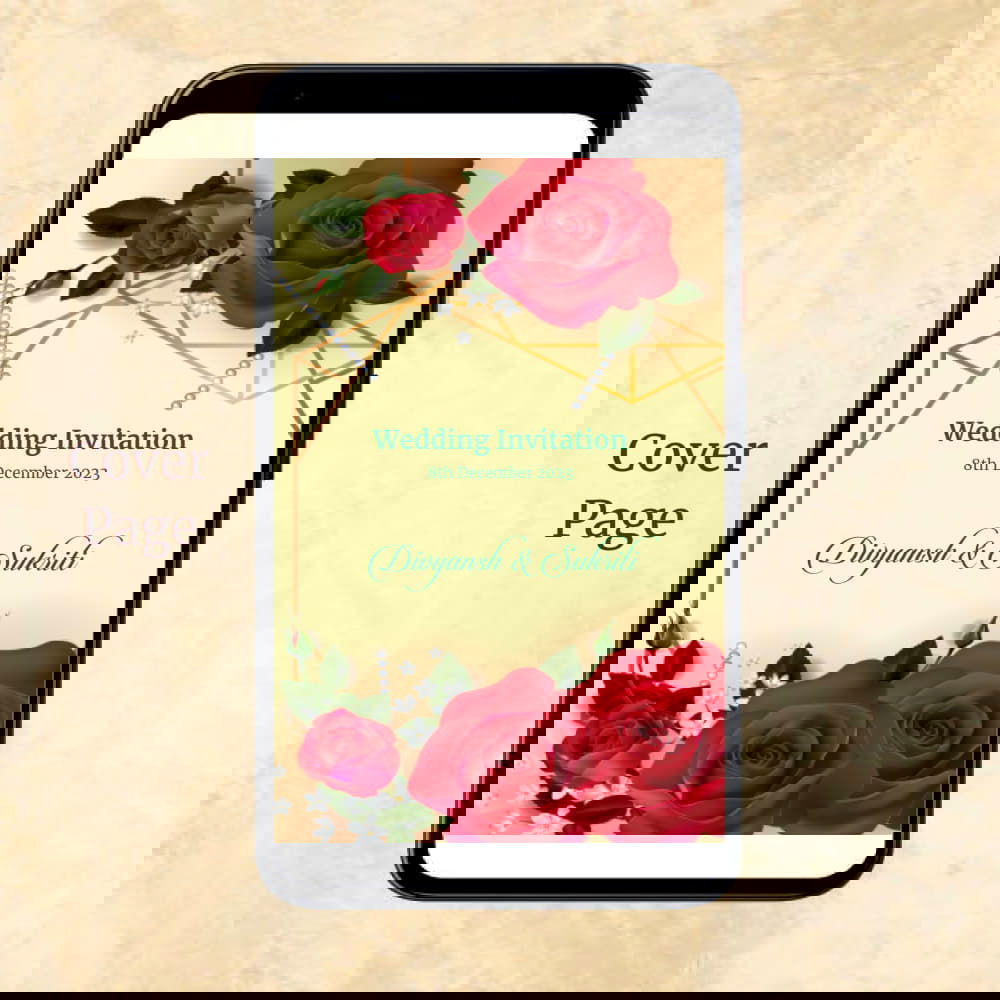 KL2047 Digital Wedding PDF Ecard - Kalash Cards