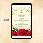 KL2047 Digital Wedding PDF Ecard - Kalash Cards