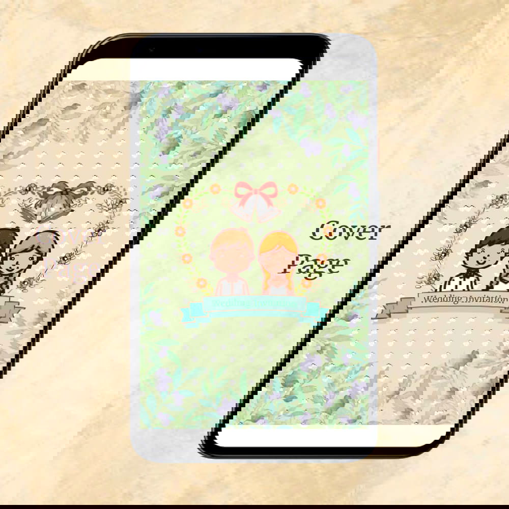 KL2051 Digital Wedding PDF Ecard - Kalash Cards