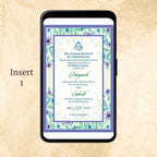 KL2051 Digital Wedding PDF Ecard - Kalash Cards