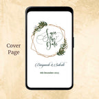 KL2052 Digital Wedding PDF Ecard - Kalash Cards