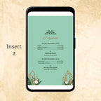 KL2052 Digital Wedding PDF Ecard - Kalash Cards