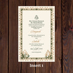 KL2052 Translucent Cover Luxury Wedding Card - Kalash Cards