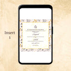 KL2053 Digital Wedding PDF Ecard - Kalash Cards