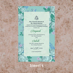 KL2054 Translucent Cover Luxury Wedding Card - Kalash Cards